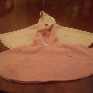 (2) Old Navy pinkish & cream color armless covers
